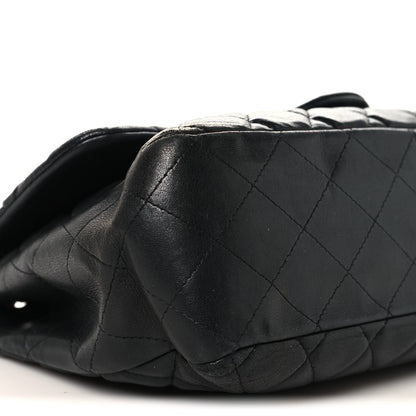 Chanel Lambskin Quilted Jumbo Single Flap Black 8 of 10