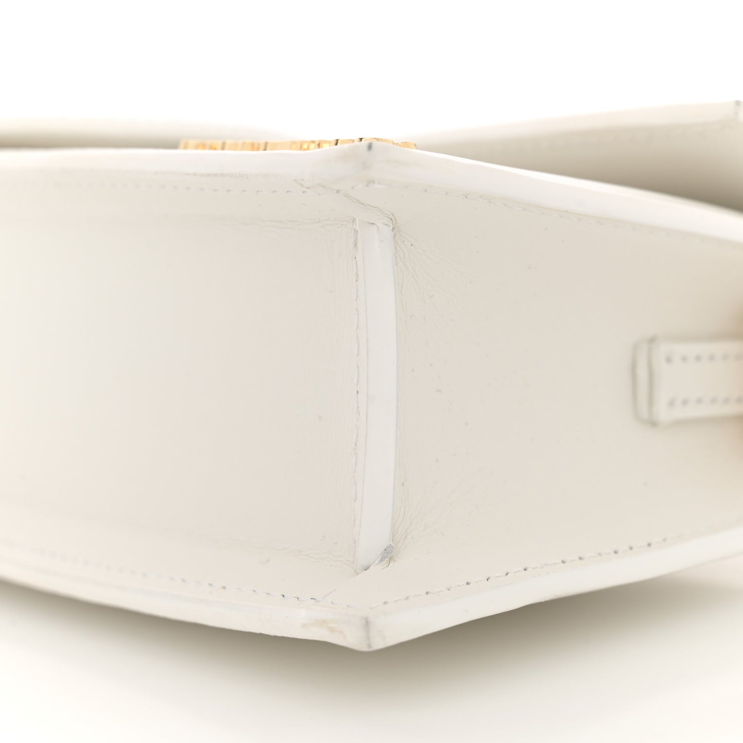 Smooth Calfskin Le Bambino Long White