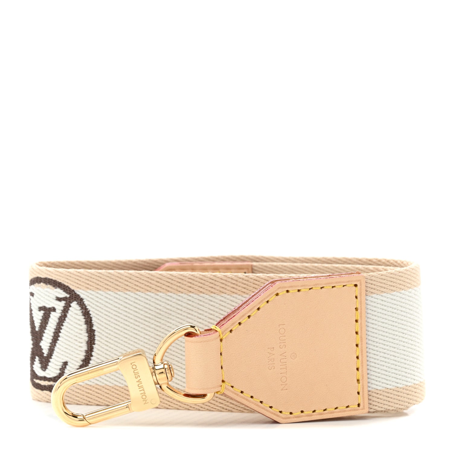 Louis Vuitton Monogram Vibe LV Shoulder Strap Beige White 1 of 4