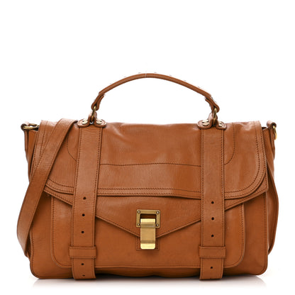 Proenza Schouler Lambskin Medium PS1 Satchel Dune 1 of 13