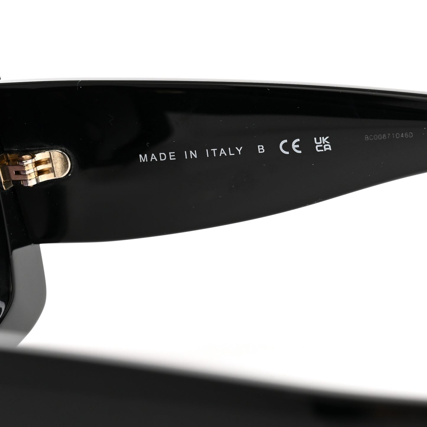 Acetate Rectangle Sunglasses 5435 Black