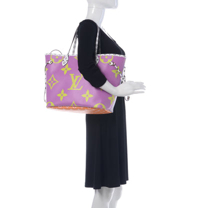 Louis Vuitton Monogram Giant Neverfull MM Pink Lilac 2 of 9