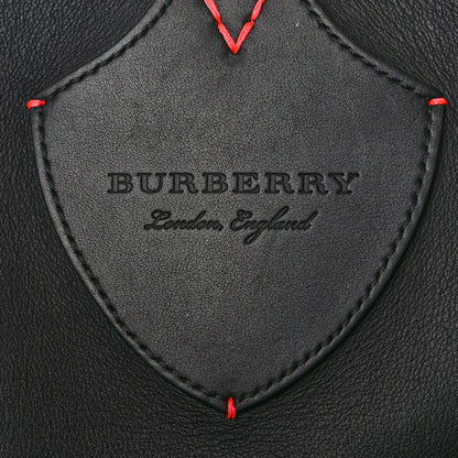 Burberry Canvas Mega Check The Giant Reversible Tote Black Neon Pink 6 of 11