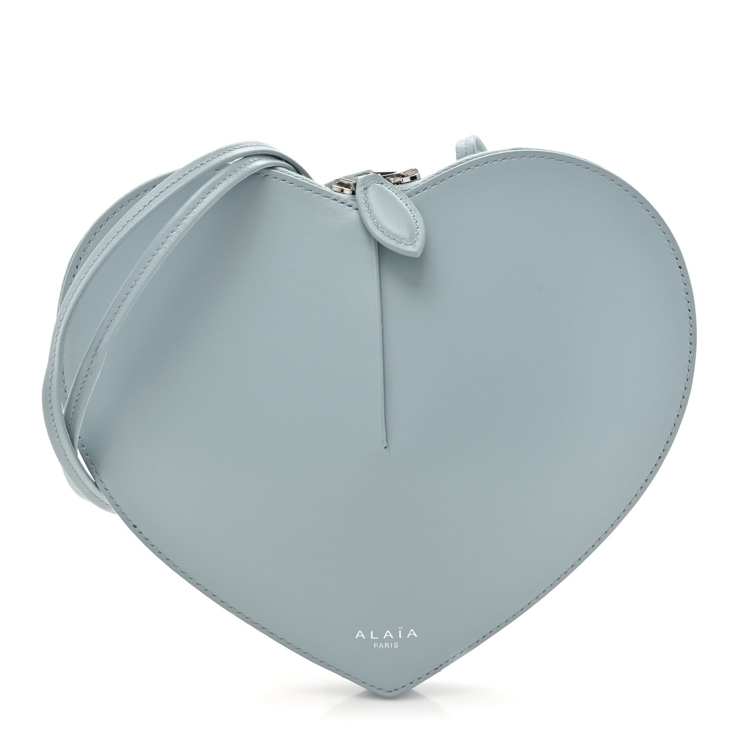 Calfskin Le Coeur Bag Bleu Delave