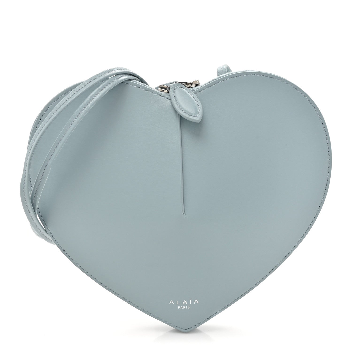Alaia Calfskin Le Coeur Bag Bleu Delave 1 of 9