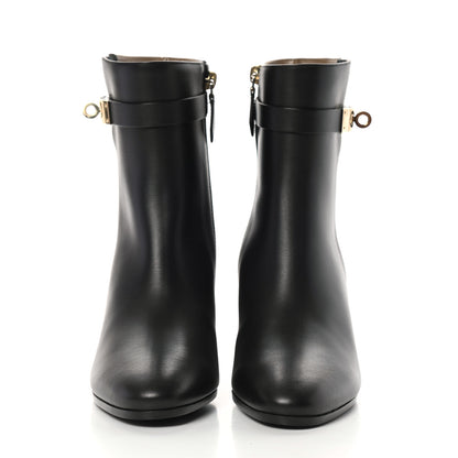 Hermes Calfskin Saint Germain Ankle Boots 37 Black 2 of 9