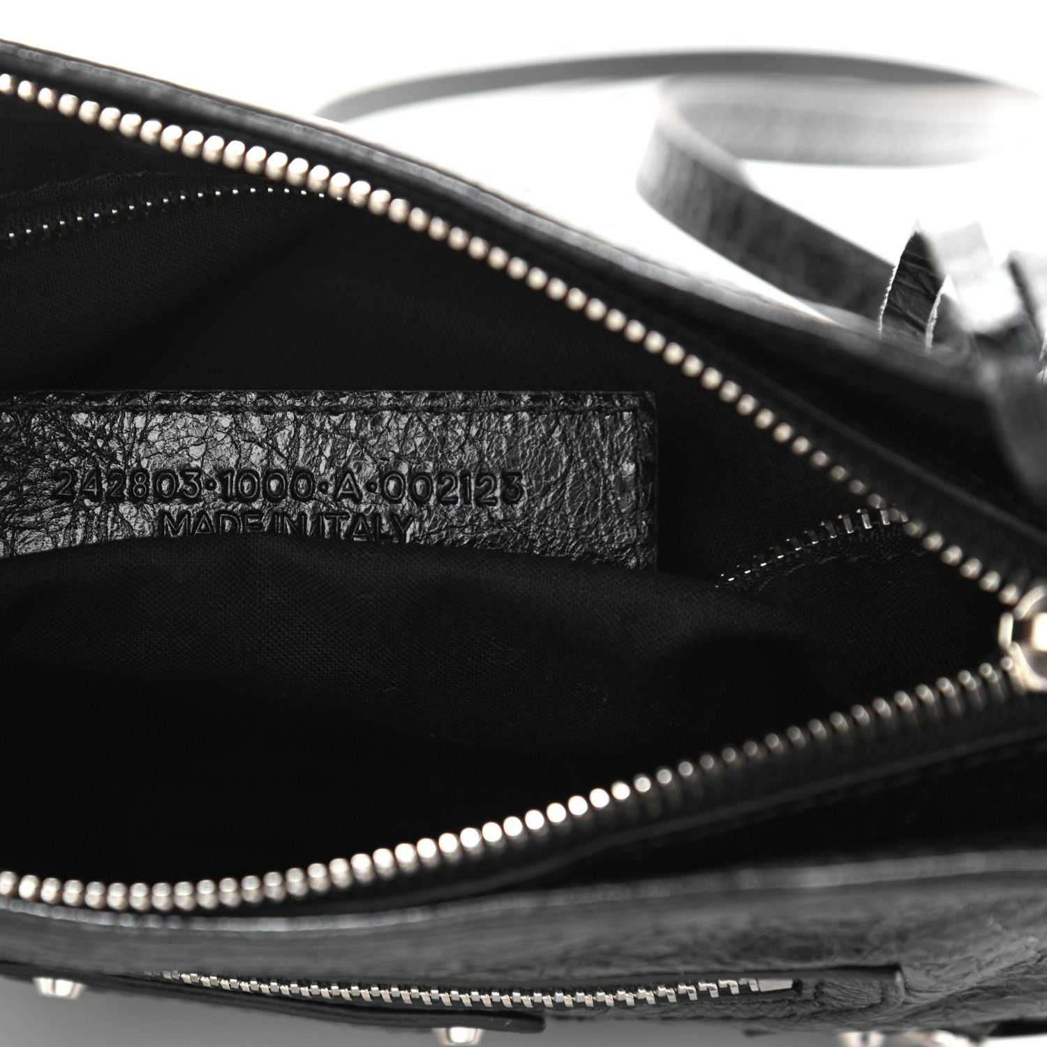 Balenciaga Agneau Classic Silver Hardware Hip Black 7 of 11