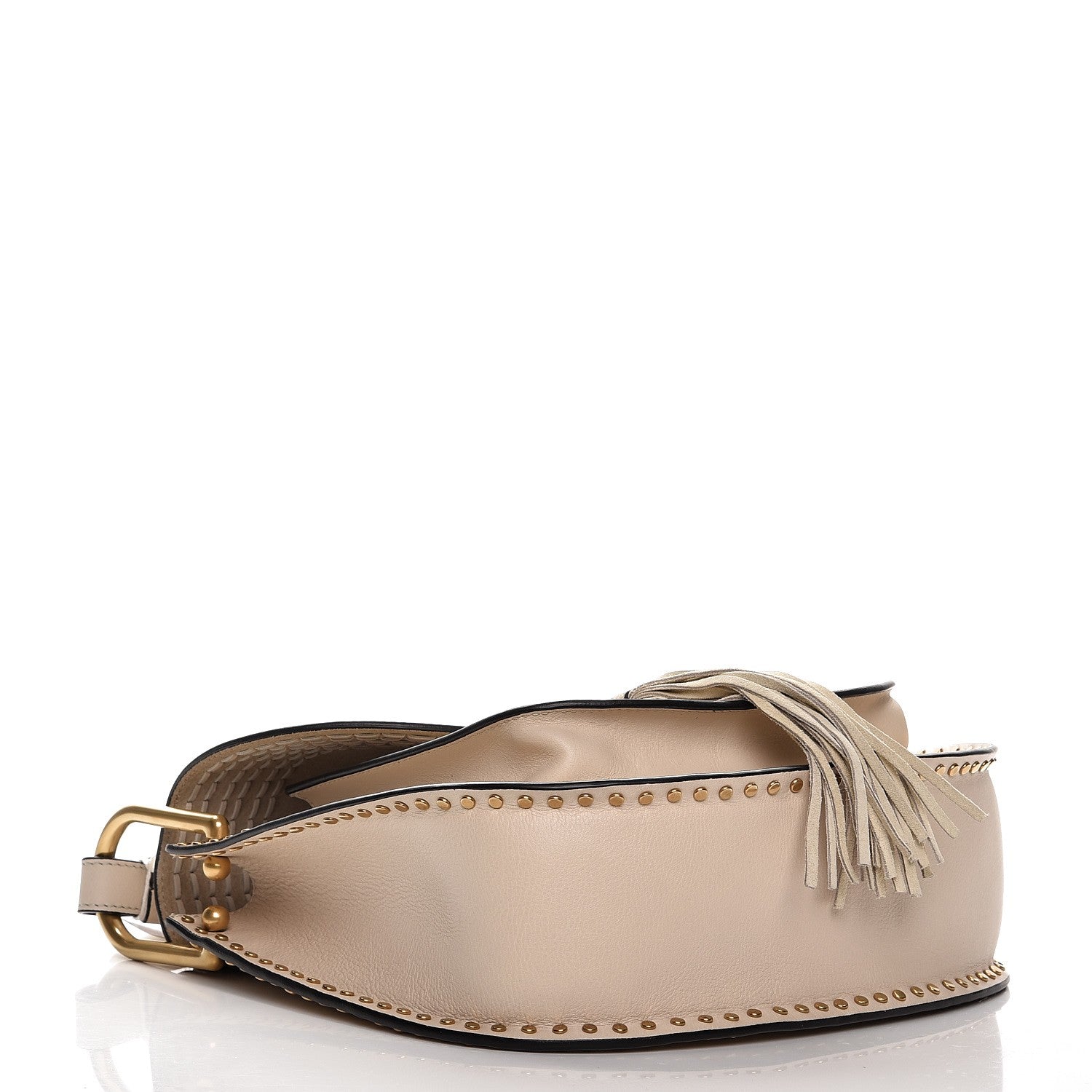 Chloe Calfskin Braided Medium Hudson Shoulder Bag Abstract White 4 of 8