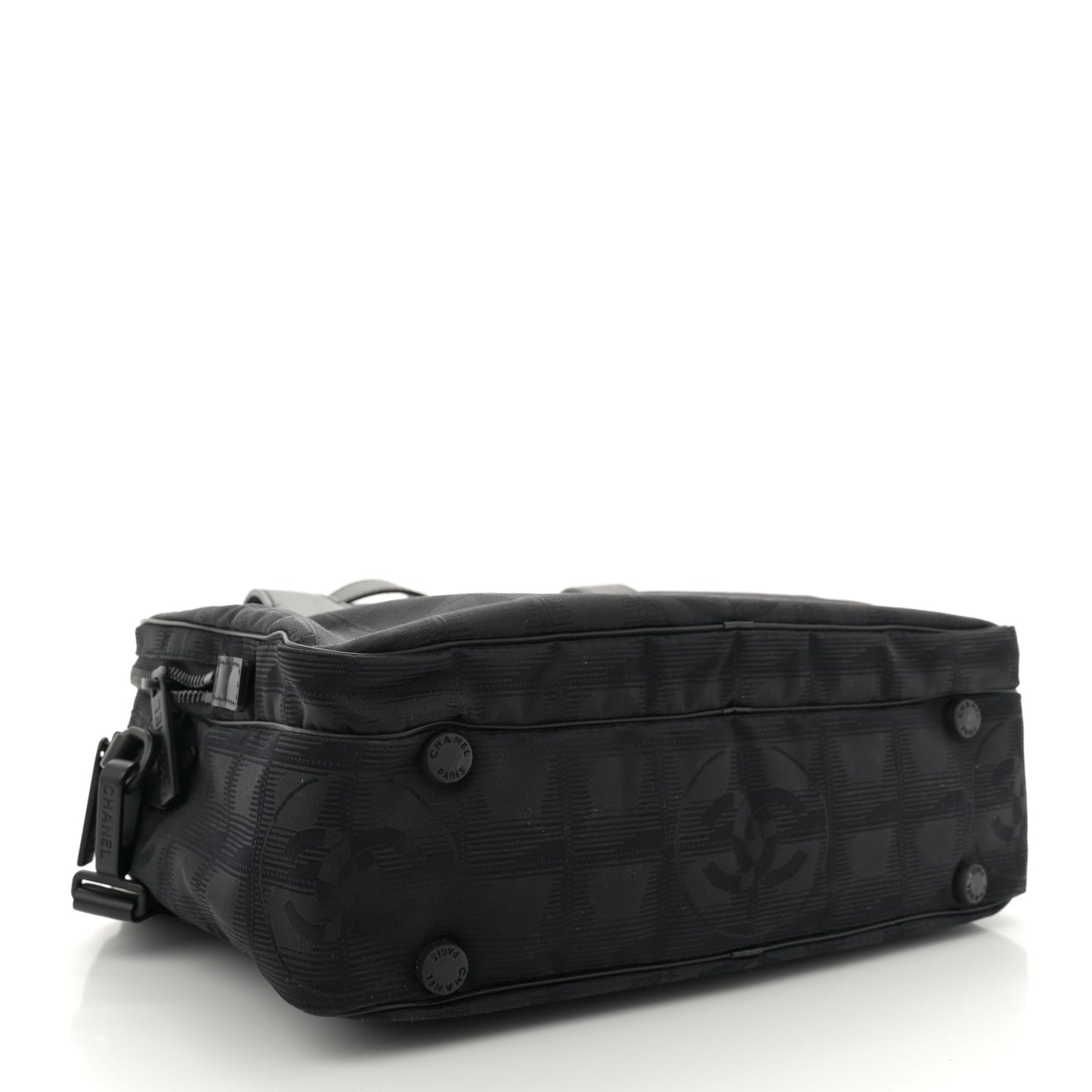Nylon Travel Shoulder Bag Black