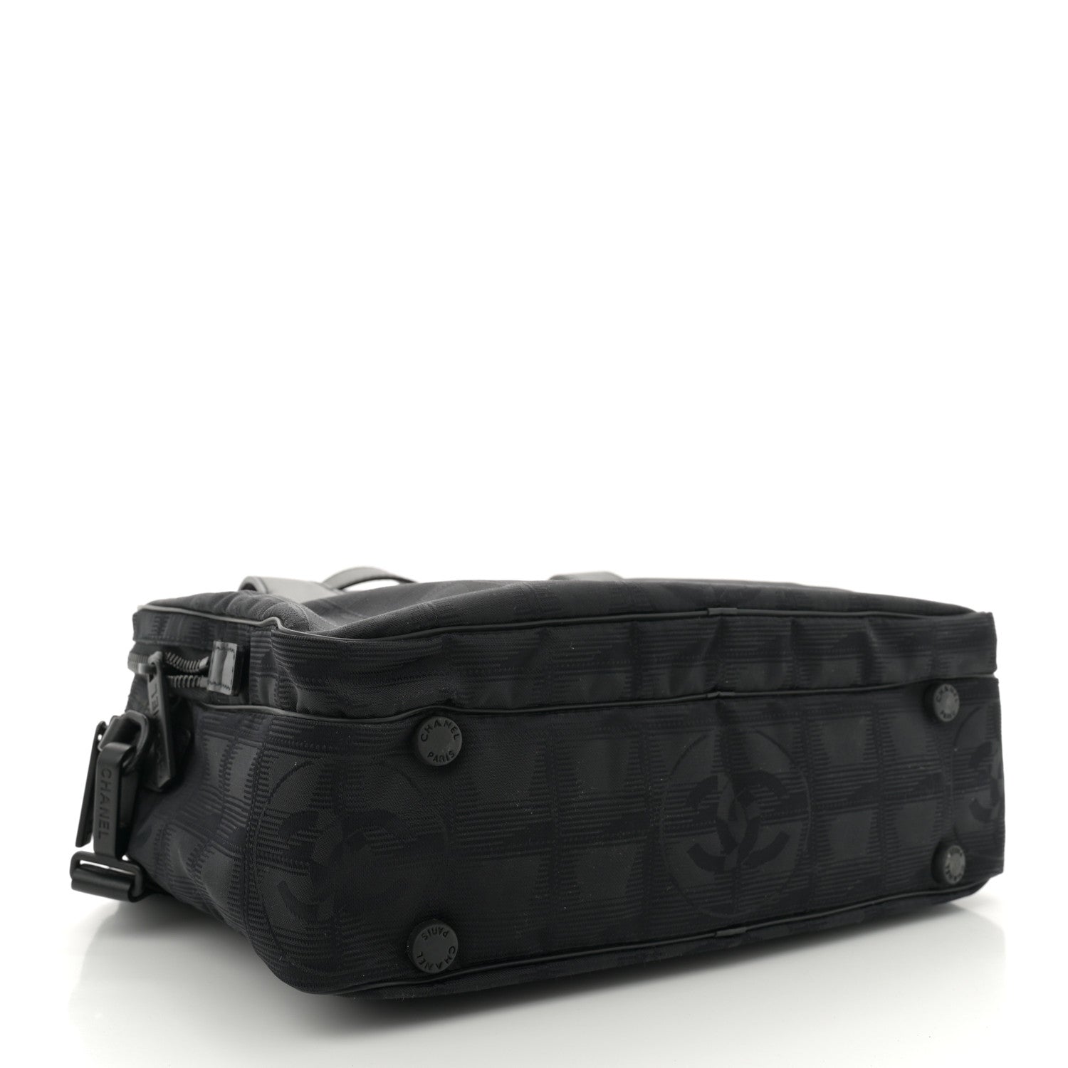 Chanel Nylon Travel Shoulder Bag Black 4 of 11