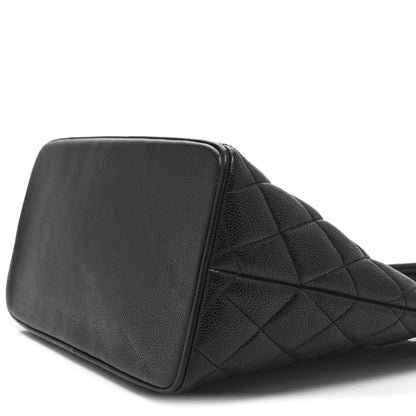 Chanel Caviar Quilted Medallion Tote Black 10 of 10