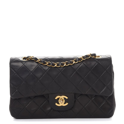 Chanel Lambskin Quilted Small Double Flap Black 1 of 16