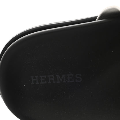 Hermes Calfskin Womens Chypre Sandals 35.5 White 7 of 9