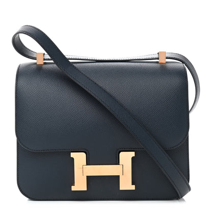 Hermes Epsom Constance 24 Bleu Indigo 1 of 11