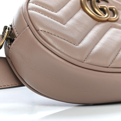 Gucci Calfskin Matelasse GG Marmont Belt Bag 85 34 Porcelain Rose 8 of 10