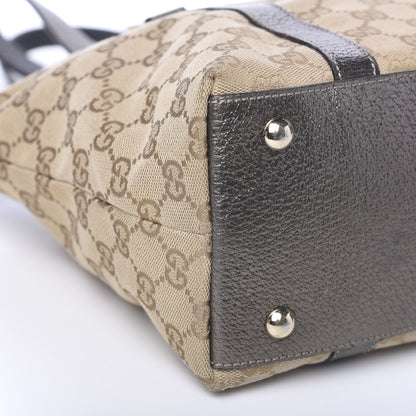Gucci Monogram Medium Abbey Tote Metallic 8 of 12