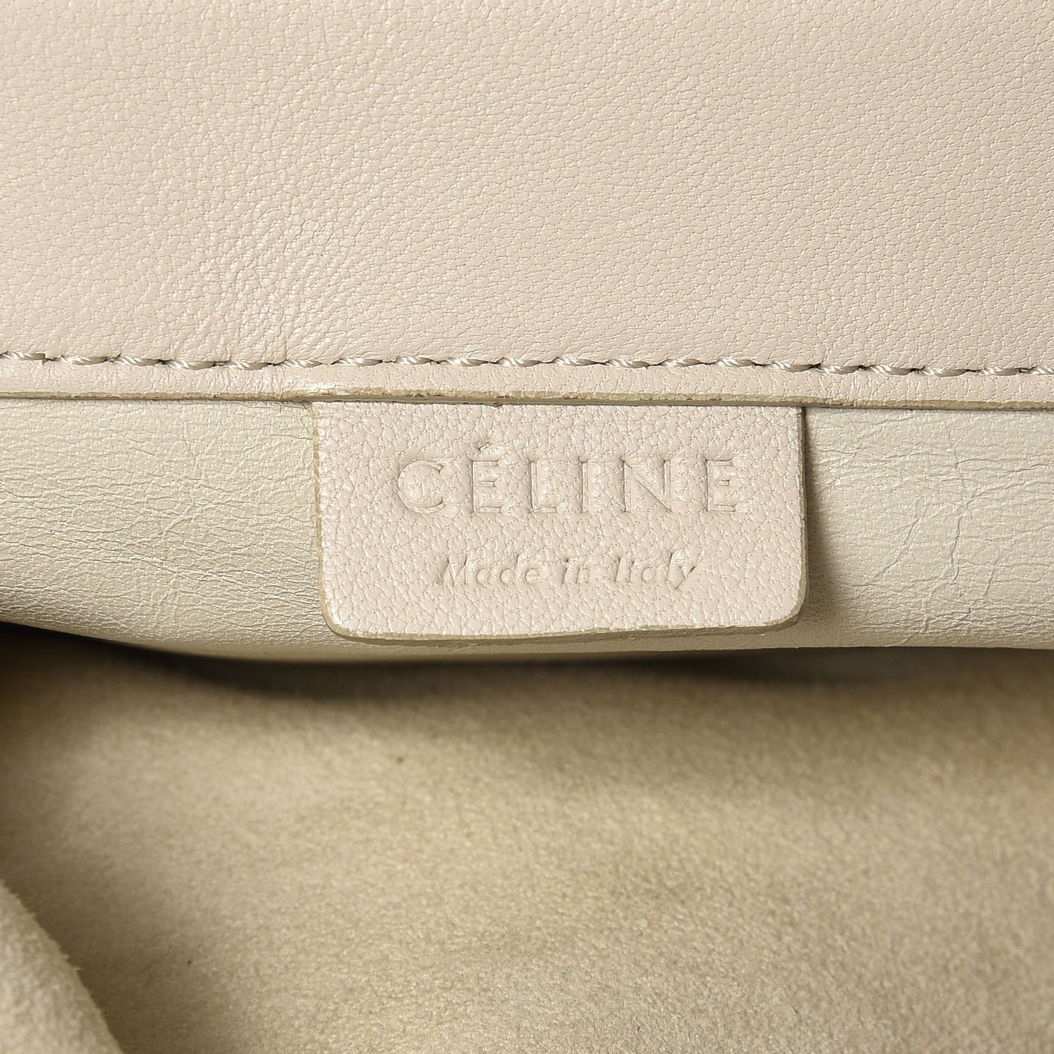 Celine Smooth Lambskin Small Vertical Bi-Cabas White 6 of 16