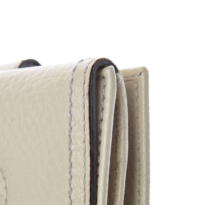 Gucci Calfskin Bamboo French Wallet White 8 of 12