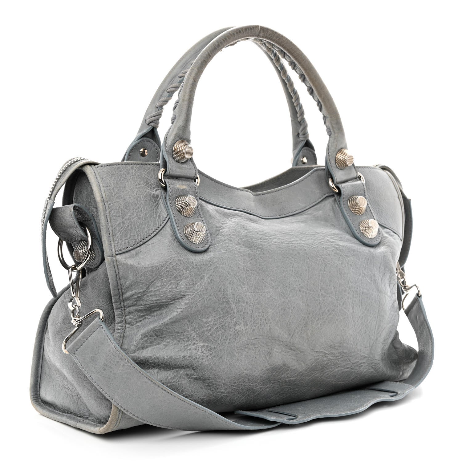 Balenciaga Agneau Giant 21 Silver Hardware City Ardoise 3 of 25