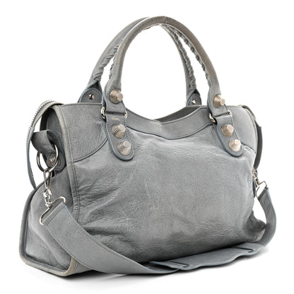 Balenciaga Agneau Giant 21 Silver Hardware City Ardoise 3 of 25