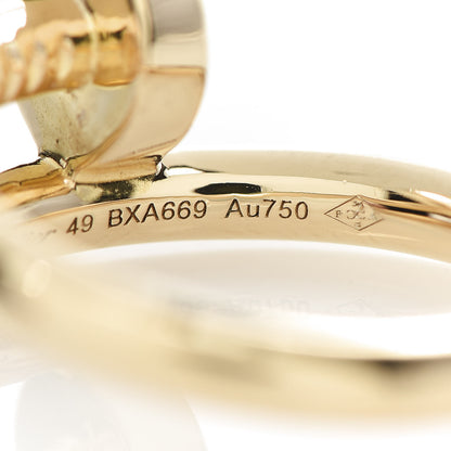 Cartier 18K Yellow Gold Juste Un Clou Ring 49 4.75 6 of 7
