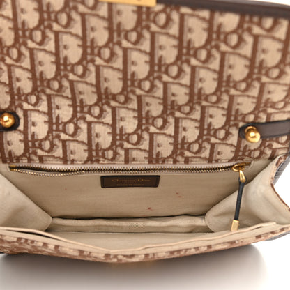Christian Dior Oblique DiorAddict Flap Bag Brown 4 of 15