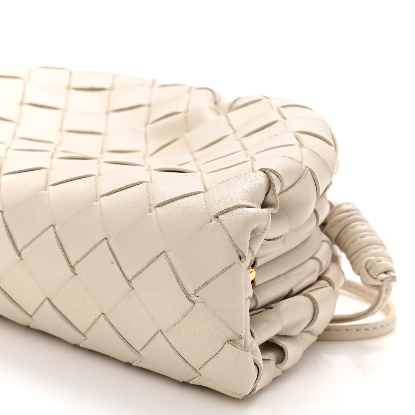 Nappa Intrecciato The Mini Pouch Chalk