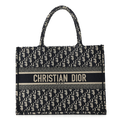 Christian Dior Oblique Medium Book Tote Blue Multicolor 1 of 14