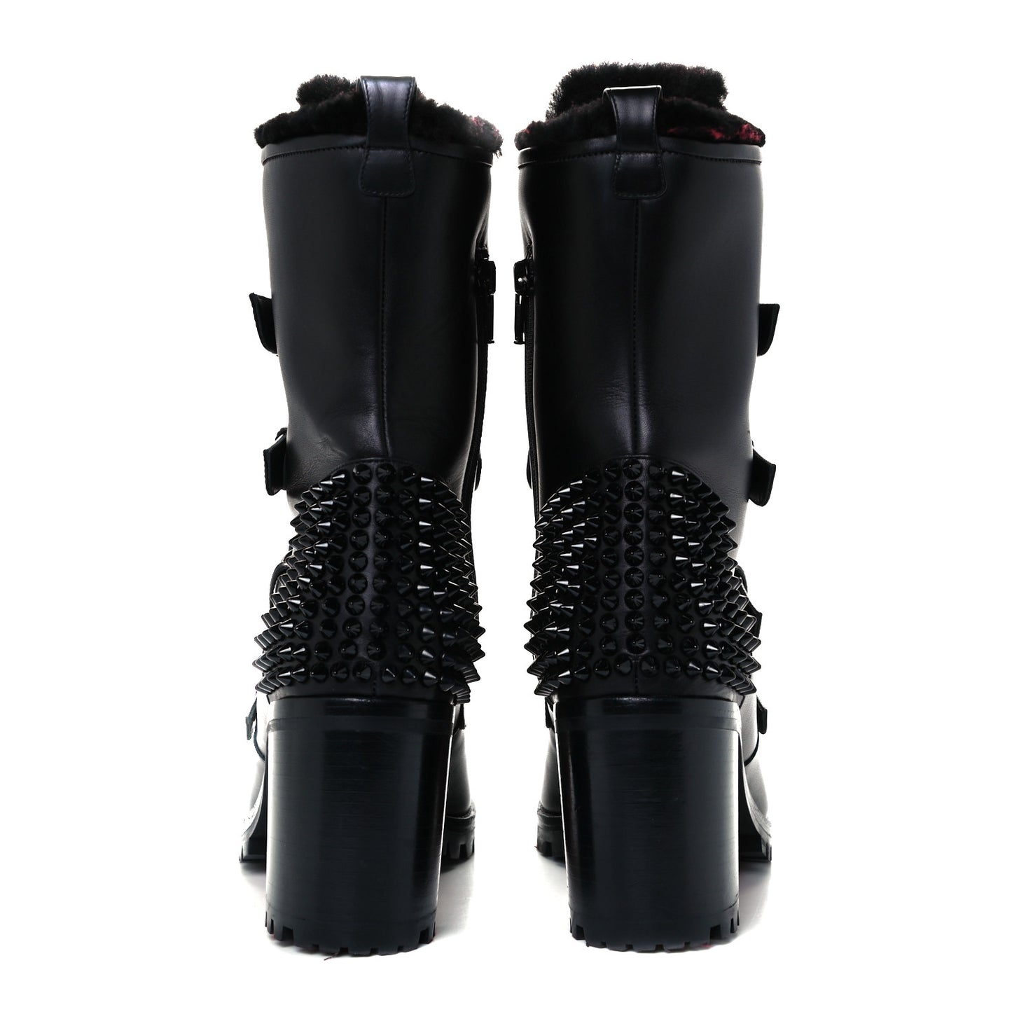 Calfskin Shearling Glorymount 70 Boots 39 Black