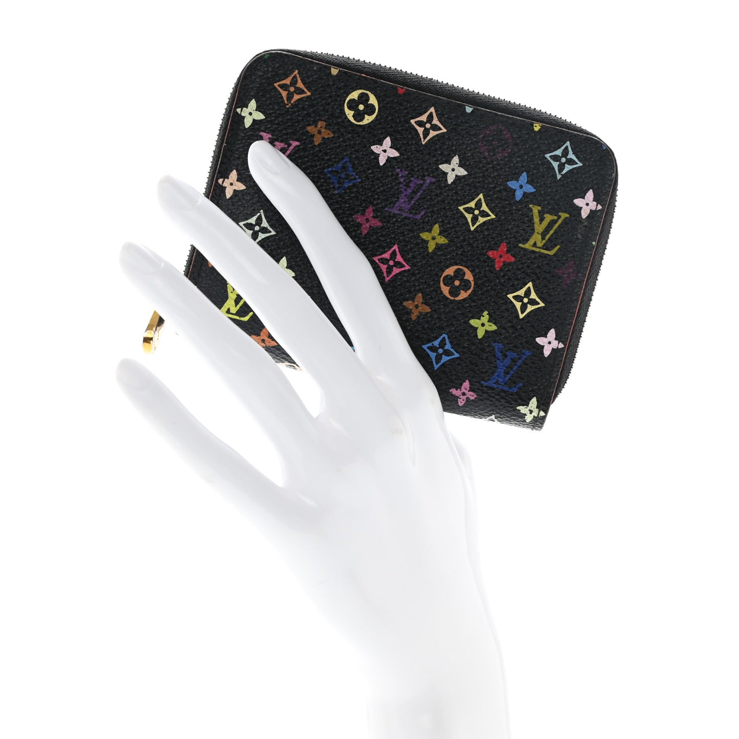 Monogram Multicolor Zippy Coin Purse Black Grenade
