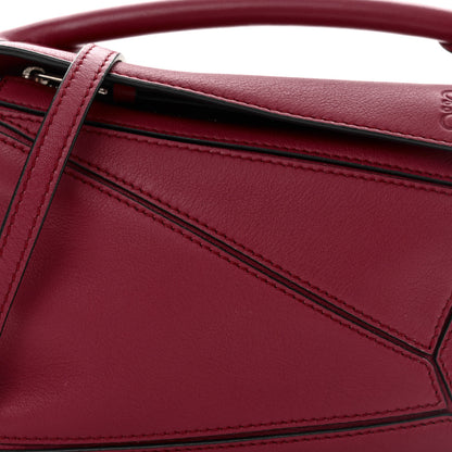Loewe Calfskin Mini Puzzle Bag Wine 7 of 11