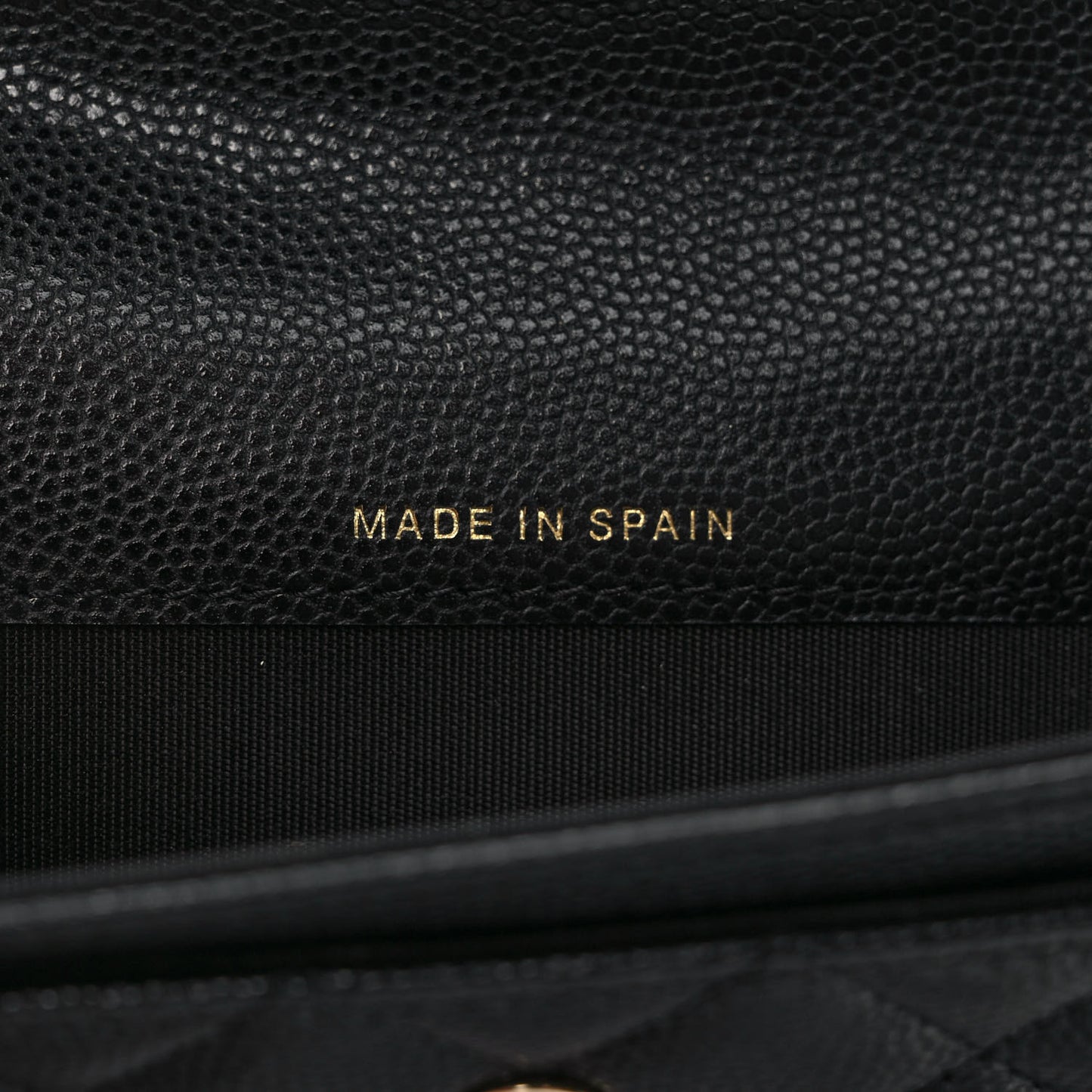 Caviar Quilted Boy Flap Card Holder Black