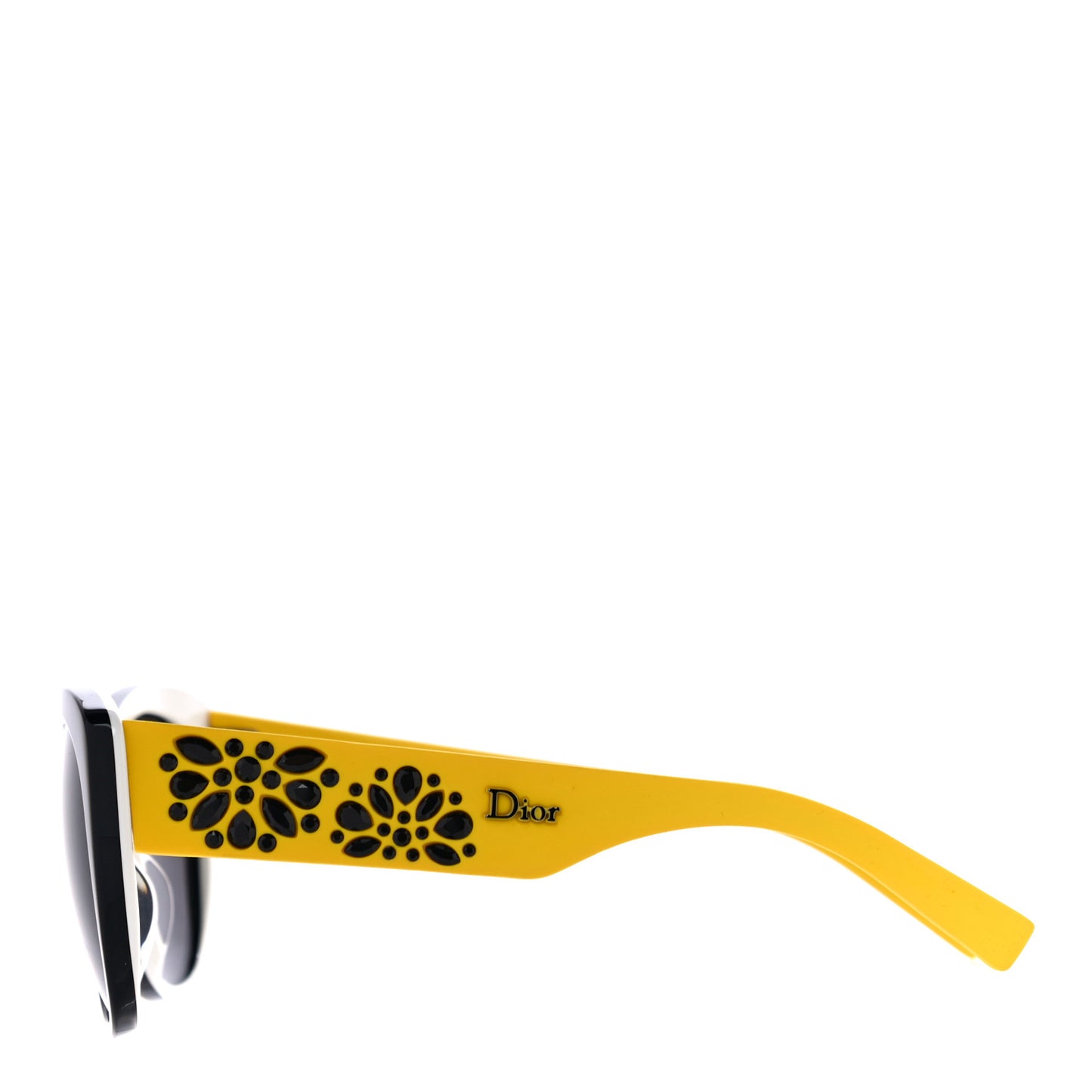 Crystal Inedite Sunglasses Black Yellow