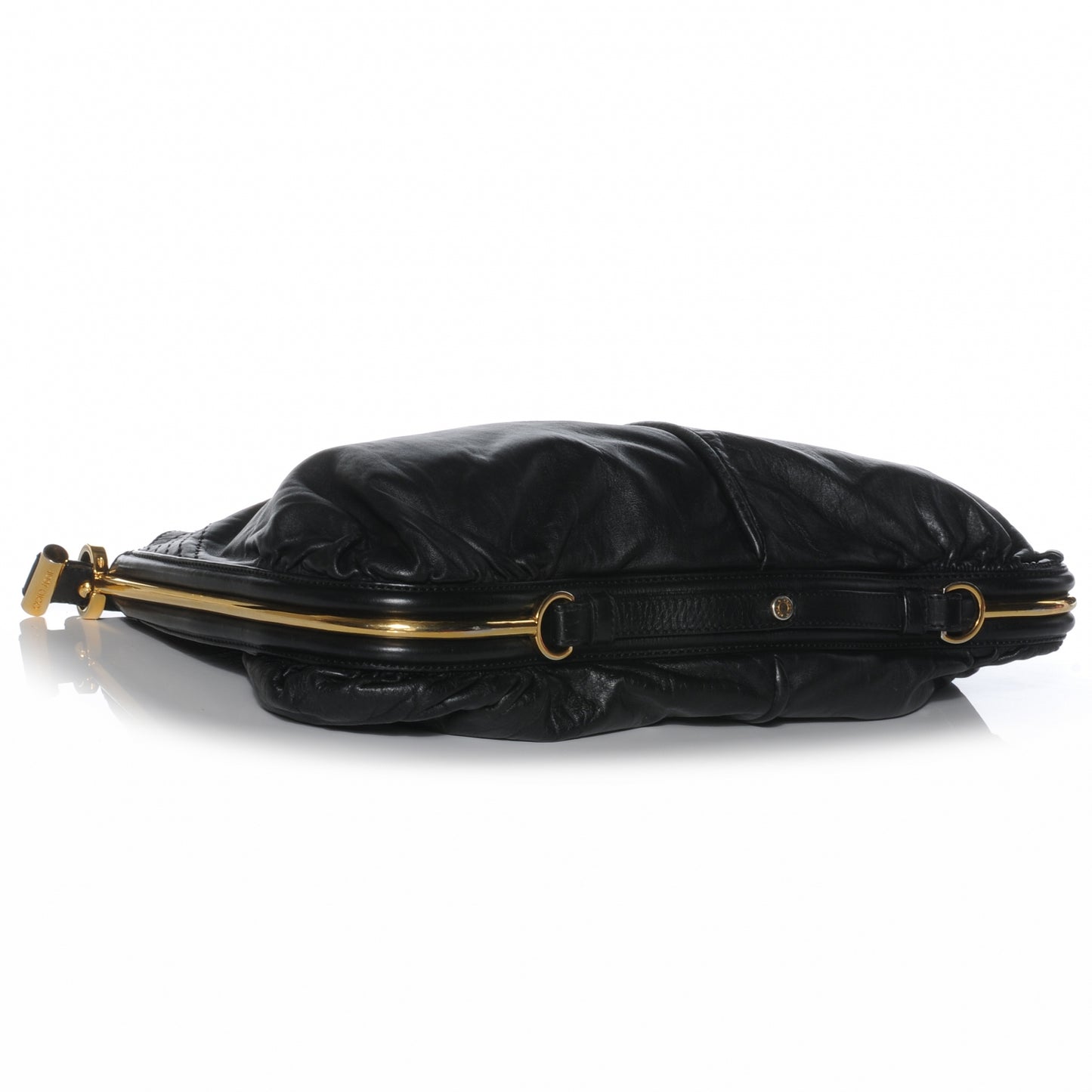 Leather Ayse Shoulder Bag Black