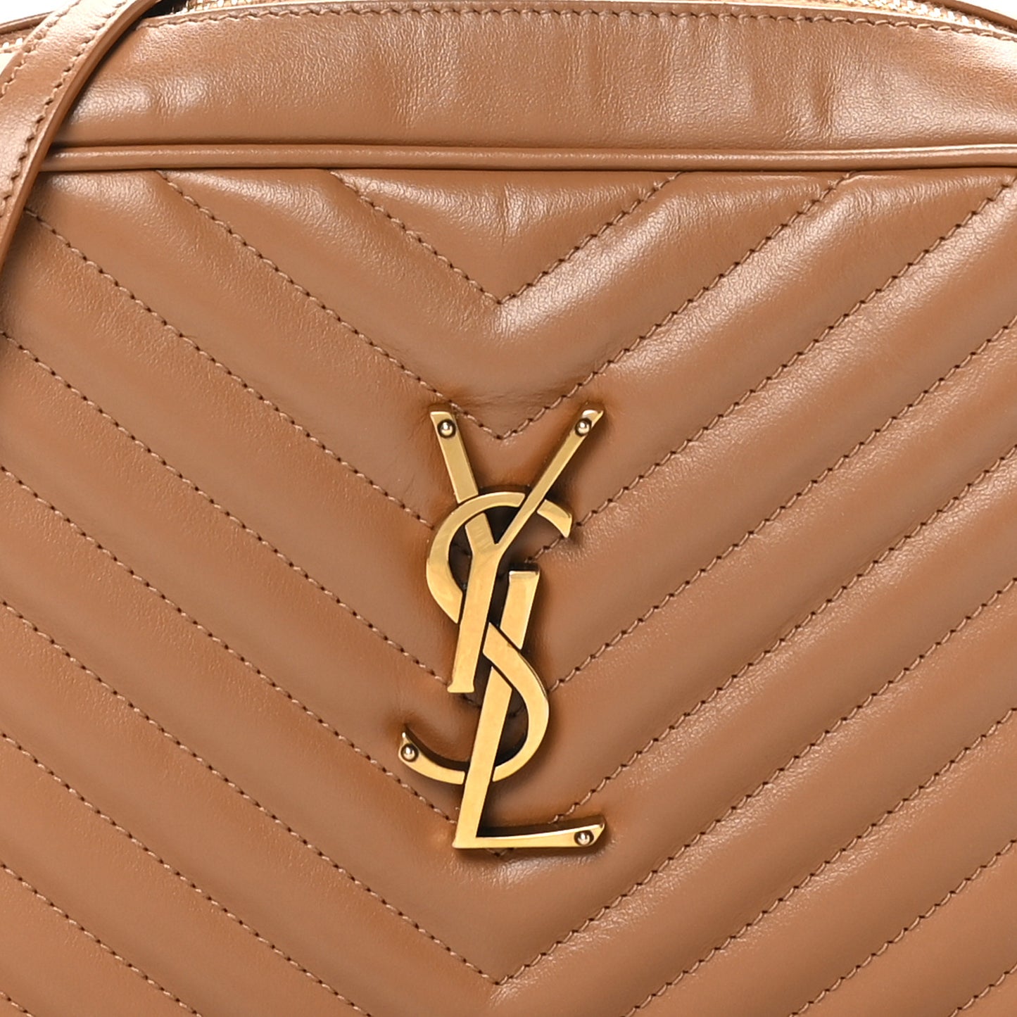 Calfskin Matelasse Monogram Lou Camera Bag Cinnamon