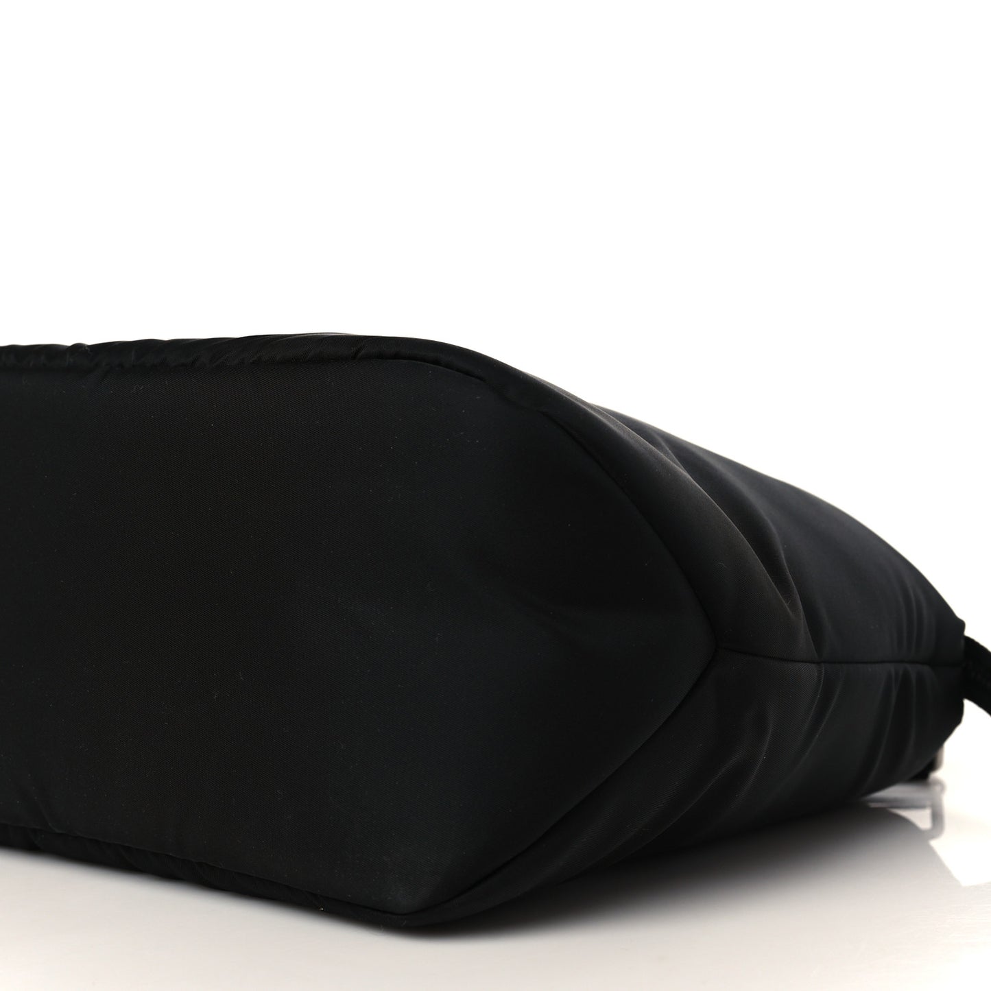 Tessuto Nylon Soft Padded Small Shopping Tote Black