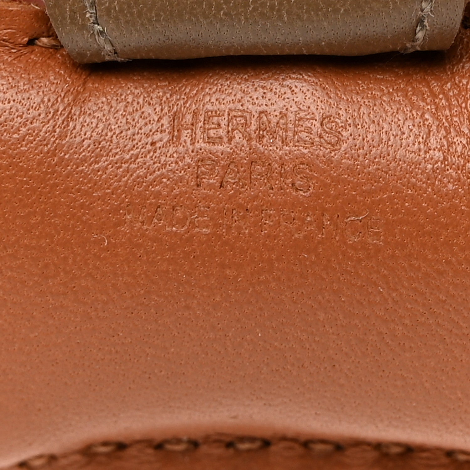 Hermes Milo Lambskin Grigri Rodeo Horse Bag Charm PM Gold Craie Etoupe 4 of 6