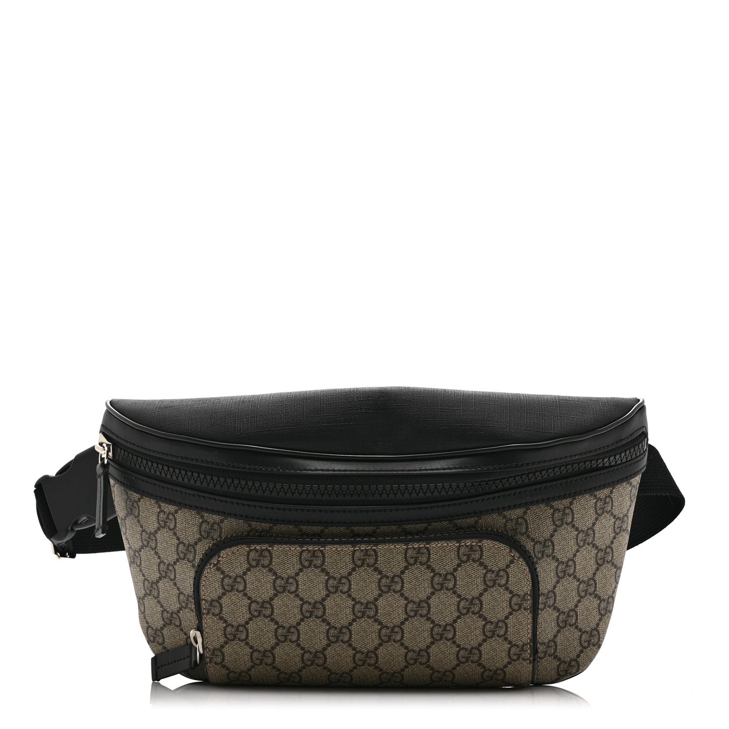 GG Supreme Monogram Belt Bag Black