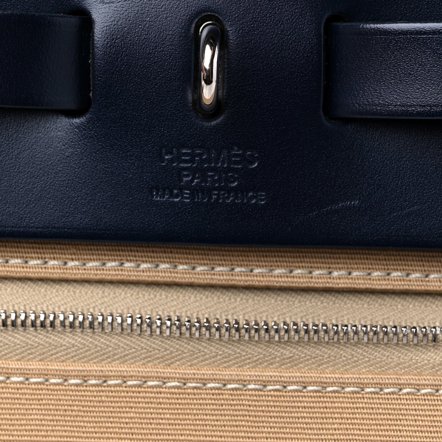 Vache Hunter Toile Herbag Zip 31 PM Trench Bleu Indigo