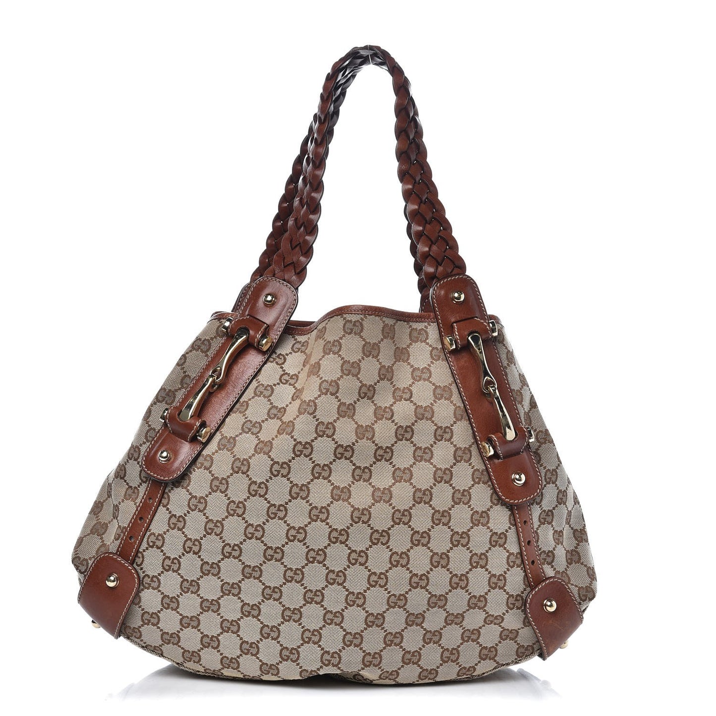 Monogram Medium Pelham Shoulder Bag Brown