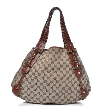 Gucci Monogram Medium Pelham Shoulder Bag Brown 1 of 9