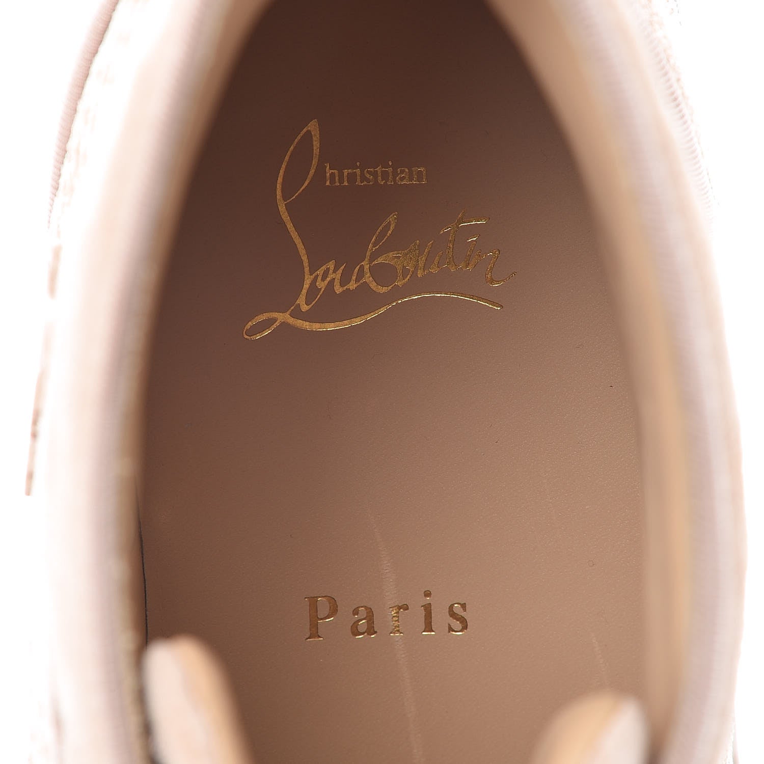 Christian Louboutin Veau Velours Mens AC Louis Flat Sneakers 41 Galet 8 of 9