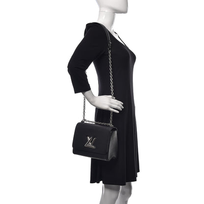 Louis Vuitton Epi Twist Shoulder Bag MM Black 2 of 11