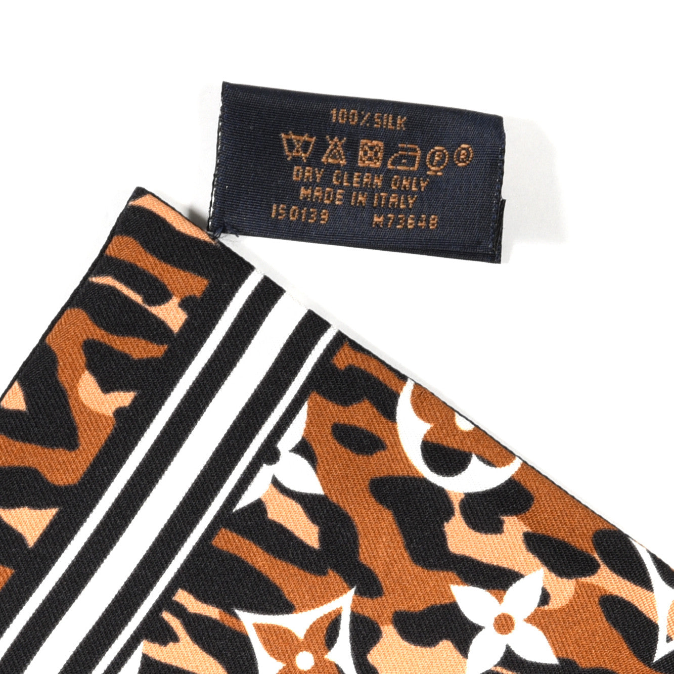 Louis Vuitton Silk Monogram Giant Jungle Bandeau Black 5 of 5