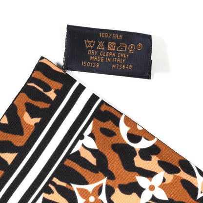 Louis Vuitton Silk Monogram Giant Jungle Bandeau Black 5 of 5