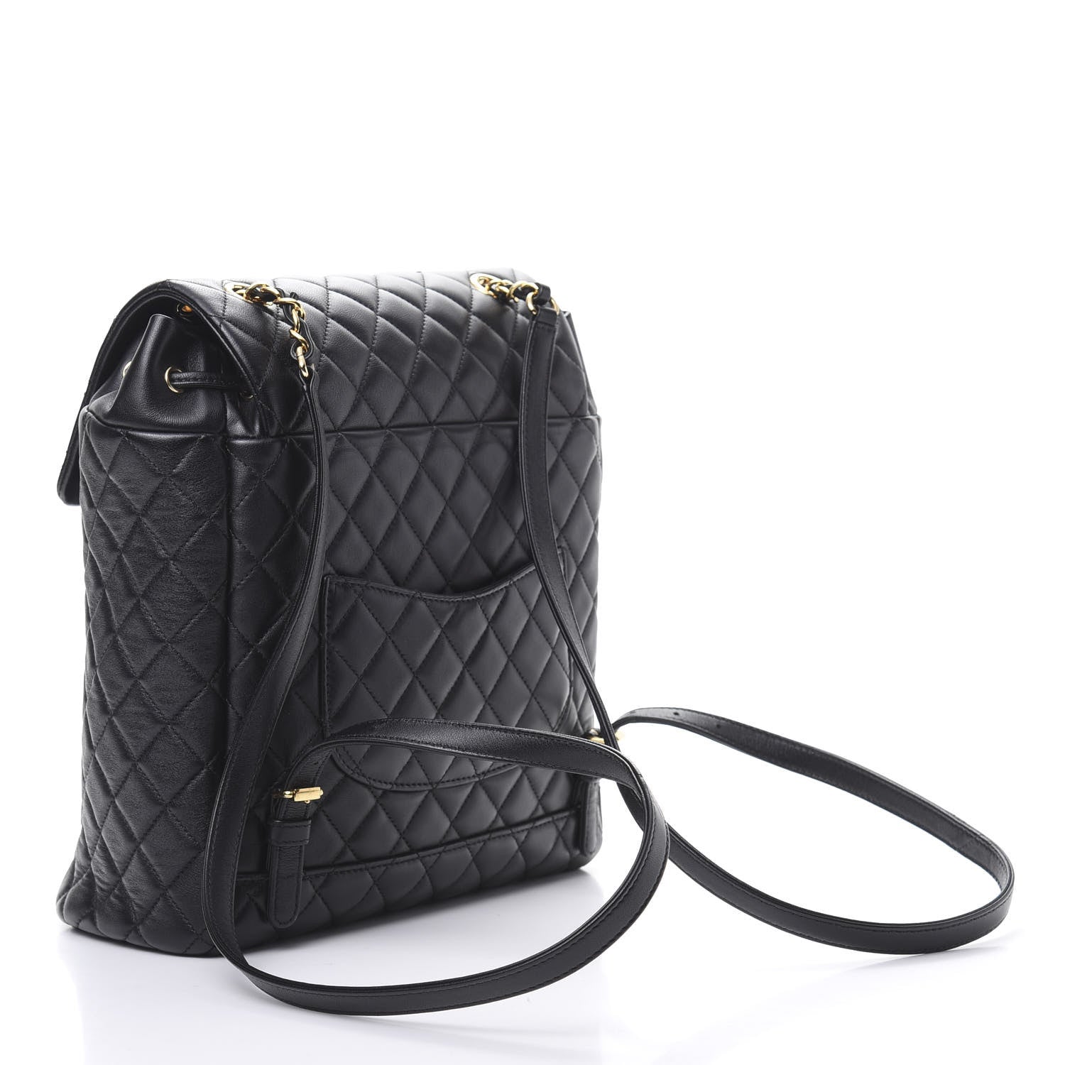 Chanel Calfskin Quilted Large Urban Spirit Backpack Black 2 of 10