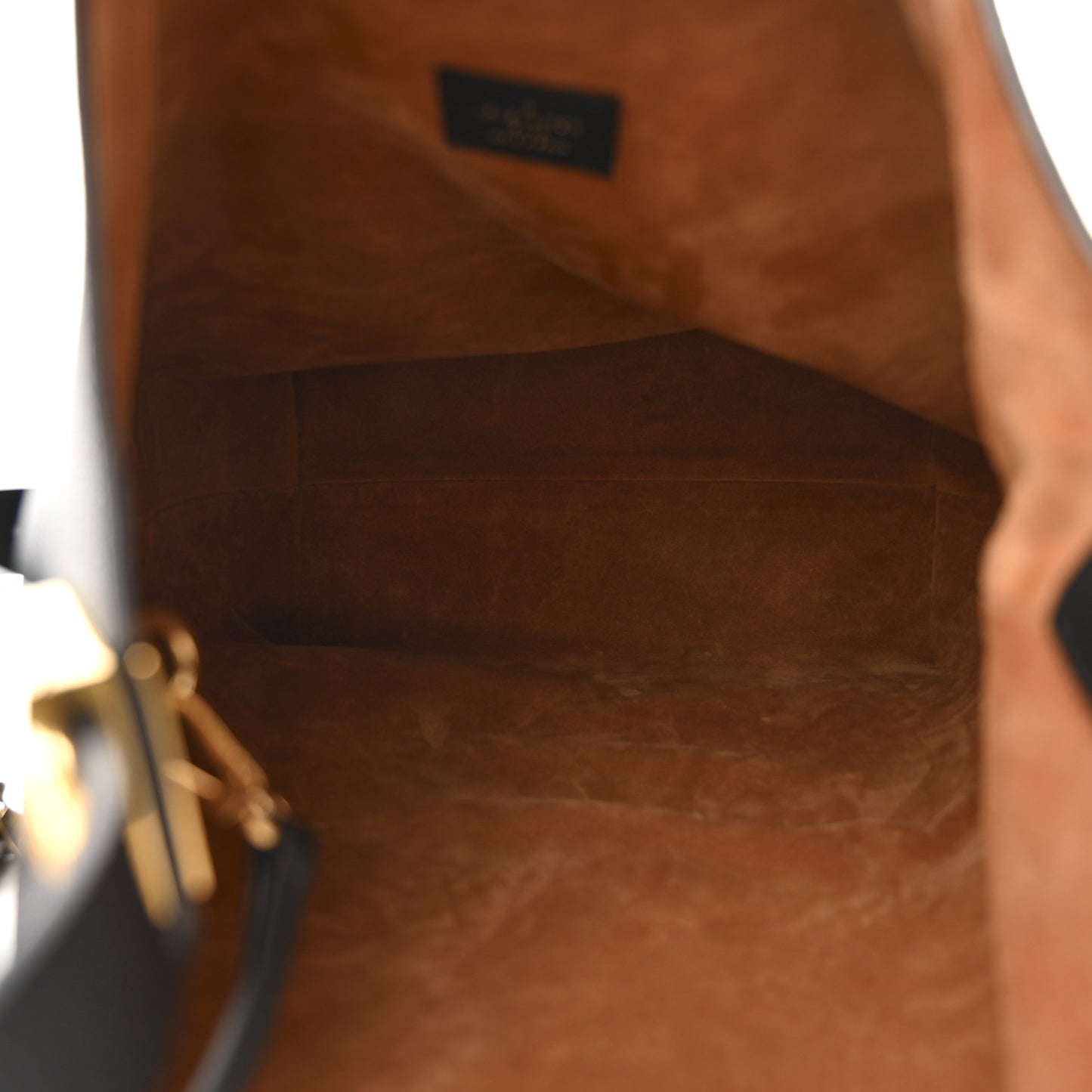 Grained Calfskin Low Key Hobo MM Black