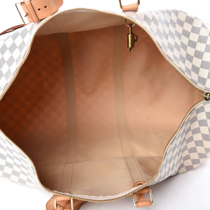Louis Vuitton Damier Azur Keepall Bandouliere 55 7 of 11