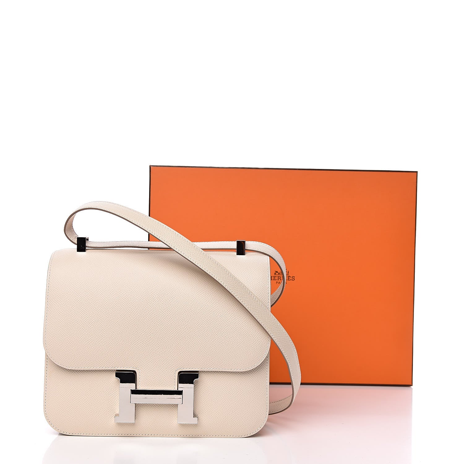 Hermes Epsom Constance 24 Craie 24 of 24