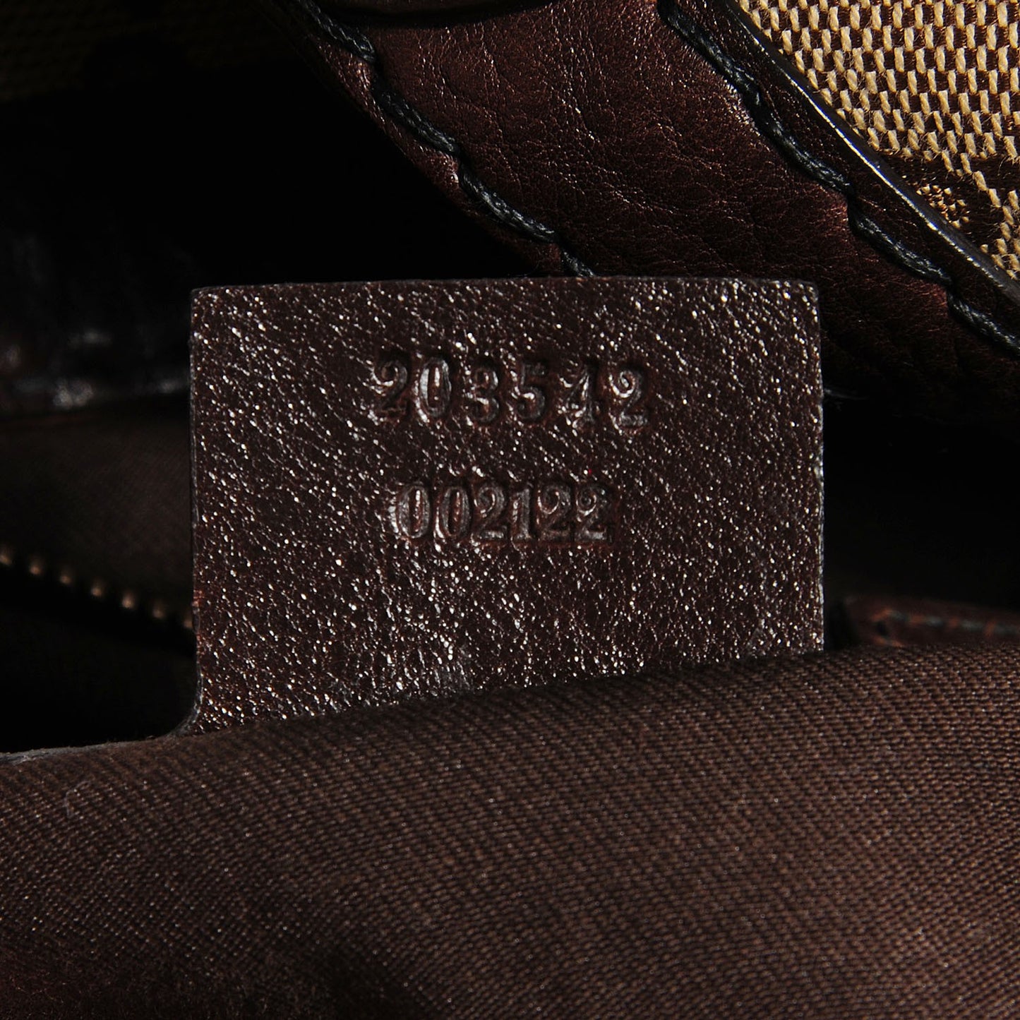 Monogram Large Jockey Hobo Brown